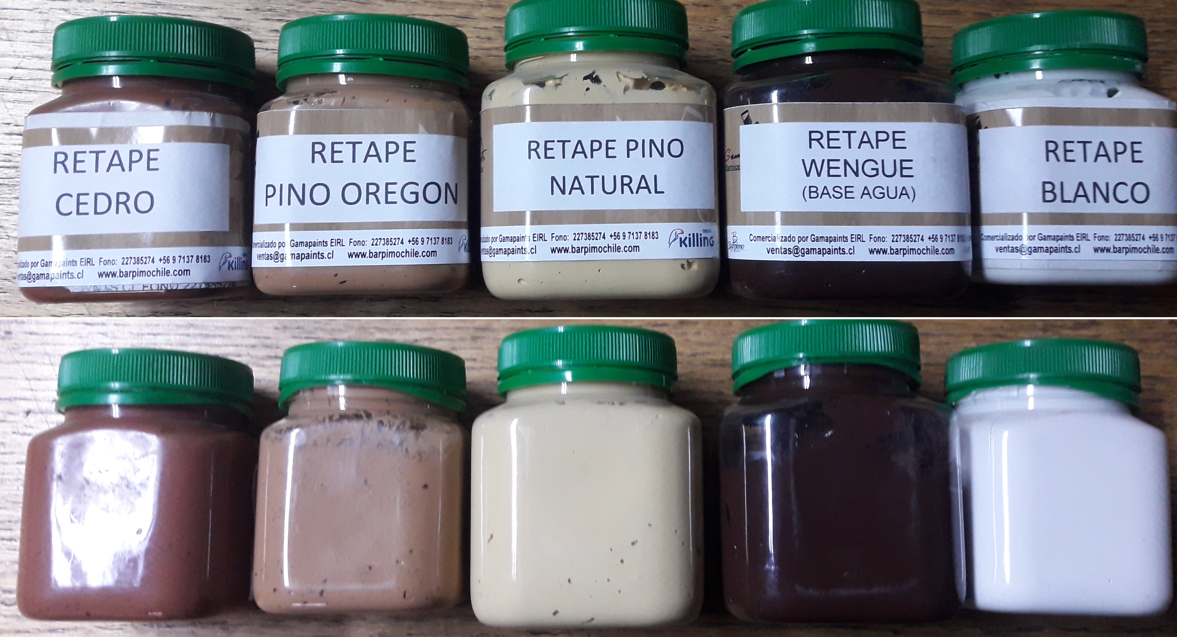 Retape Cedro B/agua.
RETAPE BASE AGUA, PARA TOPO TIPO DE MADERAS INTERIOR Y EXTERIOR, APLICAR EN CAPAS DELGADAS Y UNIFORMES CON ESPÁTULA, PARA PEQUEÑAS IMPERFECCIONES DE NO MAS DE 1 MILÍMETRO DE PROFUNDIDAD Y ESPESOR. LIJAR ENTRE CAPAS DESPUÉS DE SECO, 45 MINUTOS APROX. TEÑIBLE Y BARNIZABLE CON BARNIZ CALIDAD COLORGAM 600 SELLOGAM O NITROGAM.